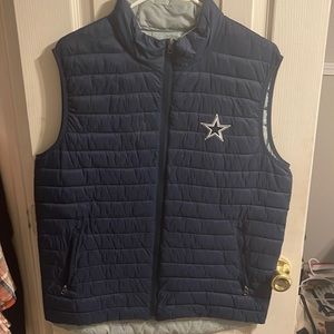Dallas cowboys large puff vest